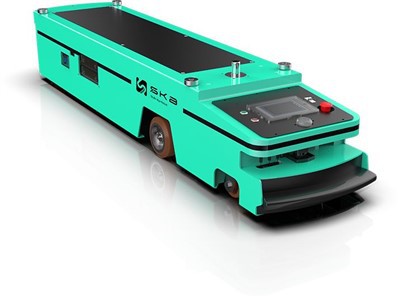 AGV á espreita para a fábrica de automóbiles